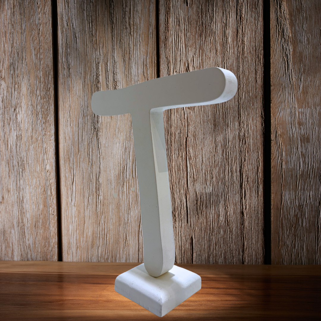 Chic Wooden Letters - Personalized Home & Office-Decorative Wooden- Alphabet Letters A in White - Perfect for Home decoration