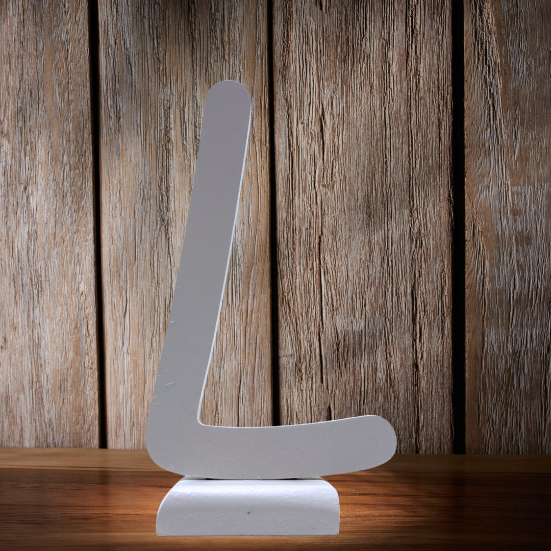 Chic Wooden Letters - Personalized Home & Office-Decorative Wooden- Alphabet Letters A in White - Perfect for Home decoration