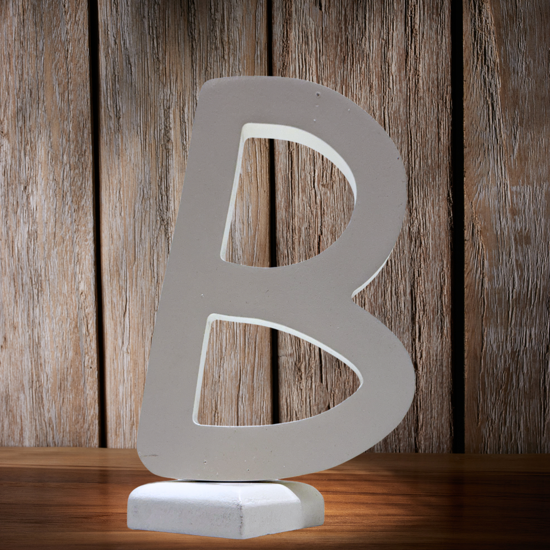 Chic Wooden Letters - Personalized Home & Office-Decorative Wooden- Alphabet Letters A in White - Perfect for Home decoration