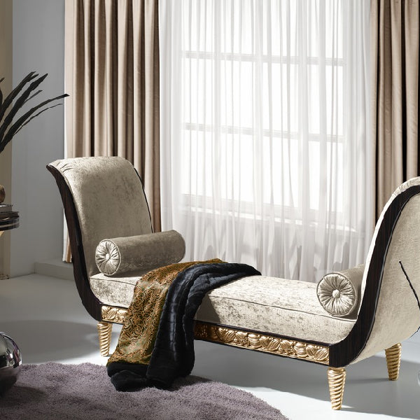 Exquisite Chaise Lounge with Luxurious Detailing