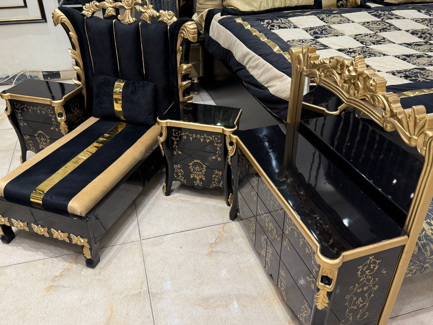 Avlion Kids Royal Bedroom Set – Classic Elegance in a Petite Package