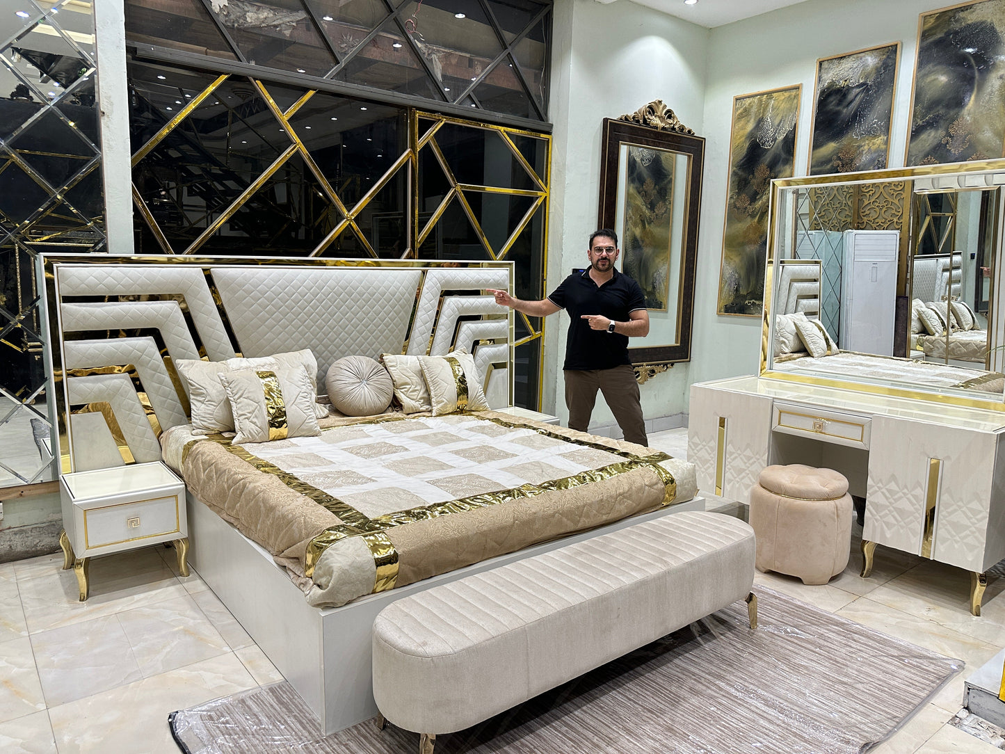 The Opulent Elegance Bedroom Set – Redefining Luxury Living