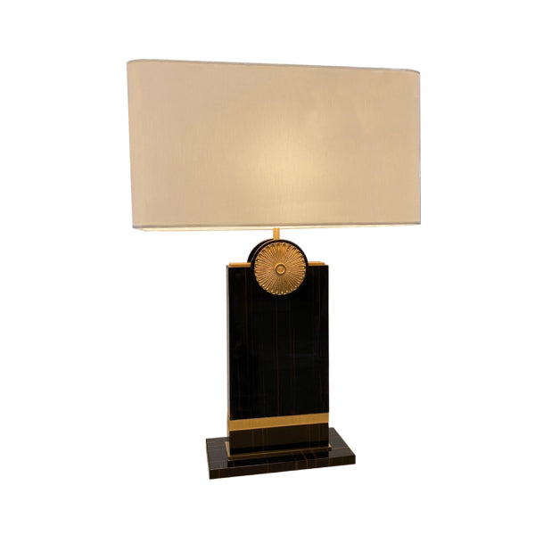 Sophisticated Table Lamp with Art Deco Influence