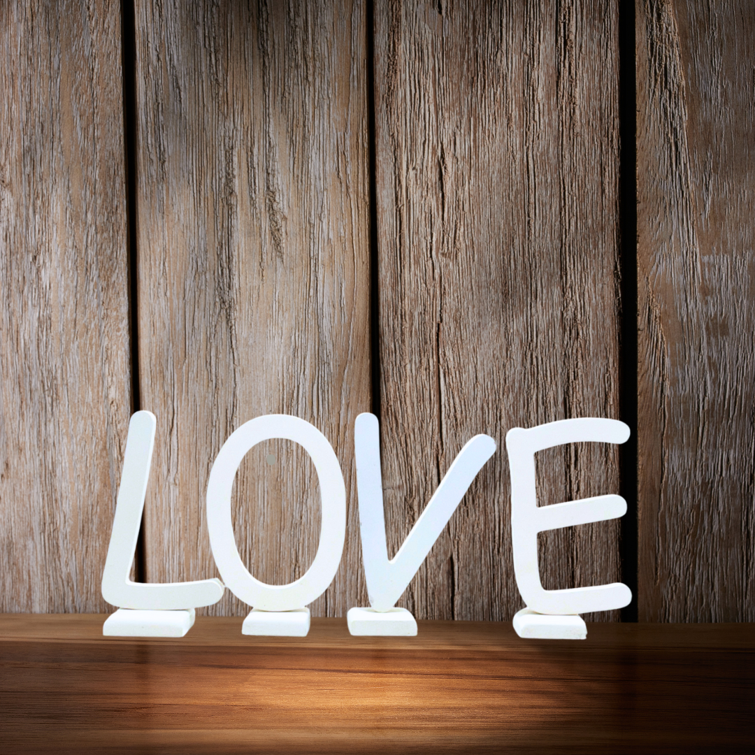Chic Wooden Letters - Personalized Home & Office-Decorative Wooden- Alphabet Letters A in White - Perfect for Home decoration
