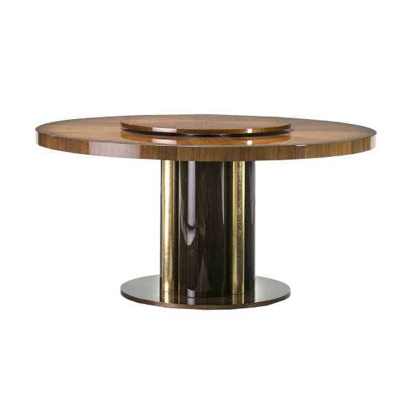 Elegant Round Dining Table with Luxurious Finishes