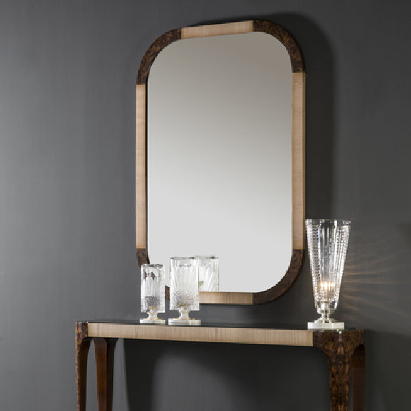 Sophisticated Console Table with Complementary Mirror