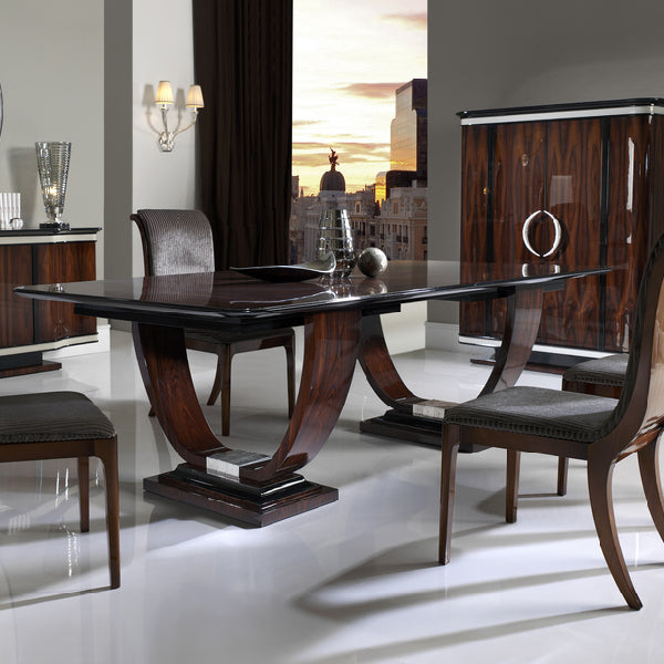 Sophisticated Rectangular Dining Table with Elegant Design