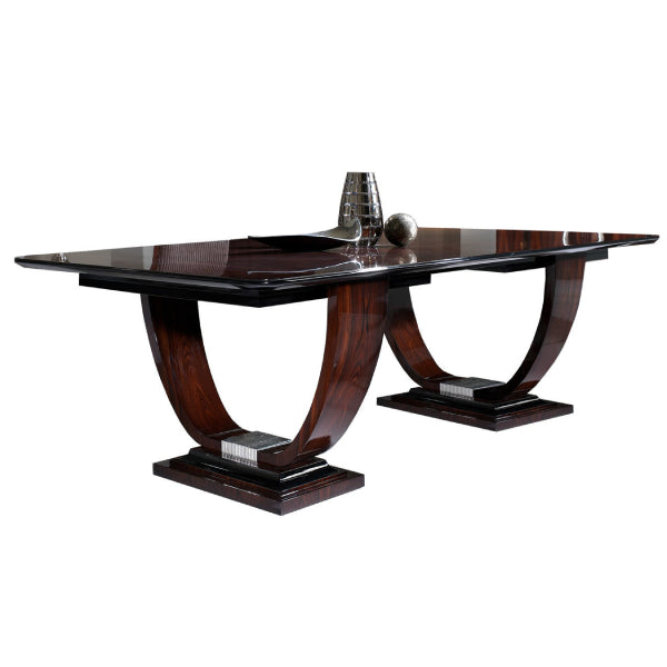 Sophisticated Rectangular Dining Table with Elegant Design