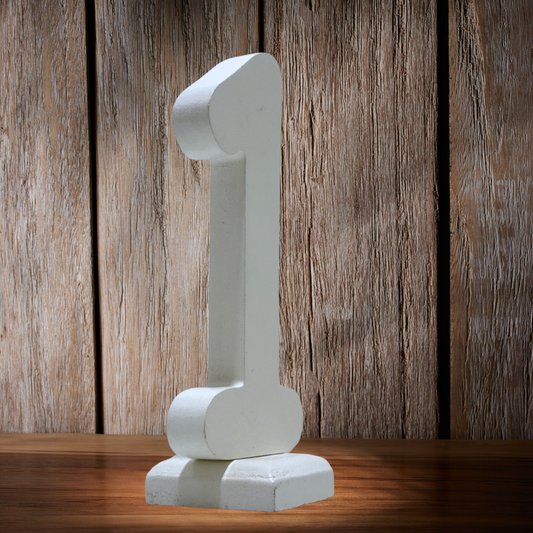 Decorative Wooden Number 1 to 0 in White- Perfect for Home decoration – High-quality home furnishing