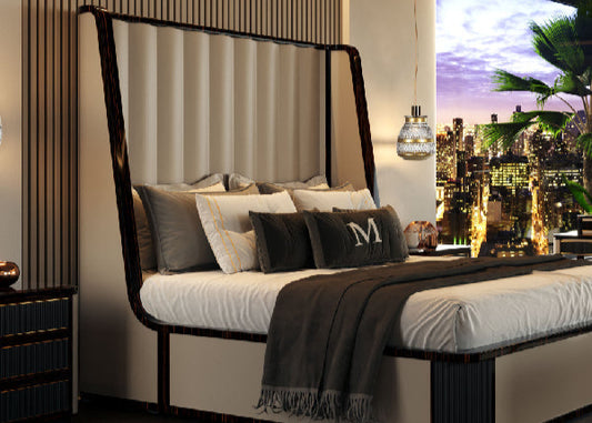 Contemporary Platform Bed with Bold Design – High-quality home furnishing