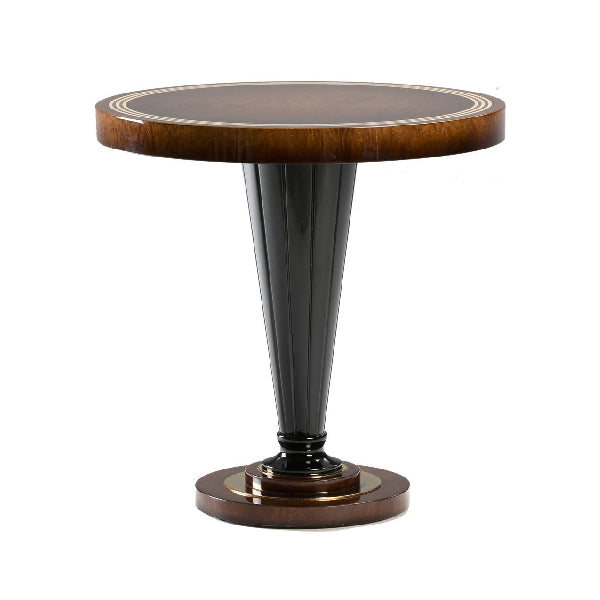 Elegant Round Side Table with Distinctive Design