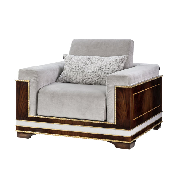 Contemporary Armchair with Luxurious Detailing