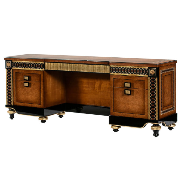 Timeless Walnut Desk with Elegant Detailing