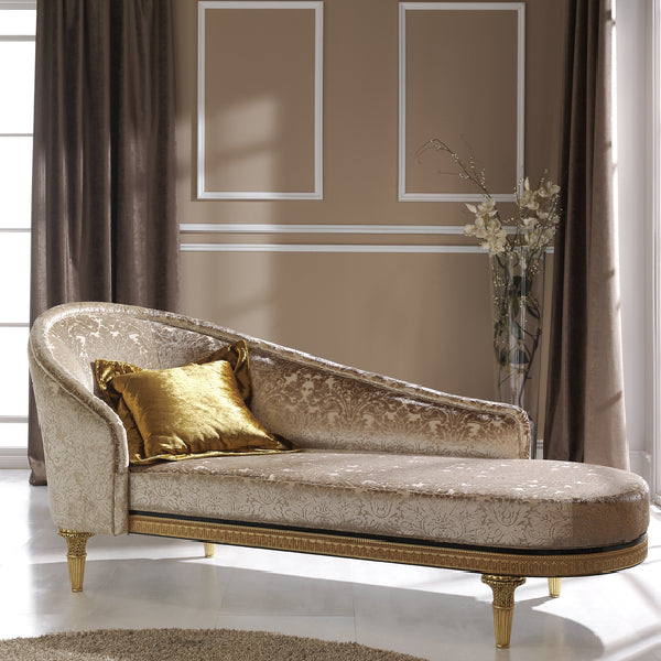 Exquisite Chaise Lounge with Opulent Detailing