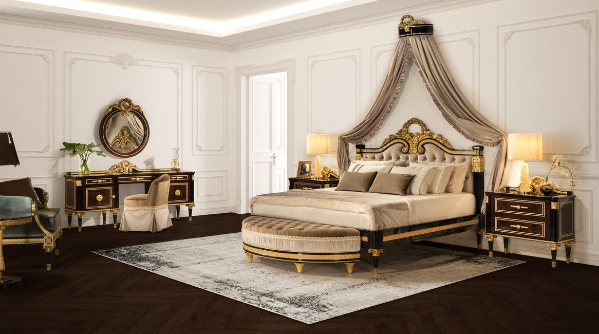 Opulent Nightstand: A Regal Touch for Your Bedroom