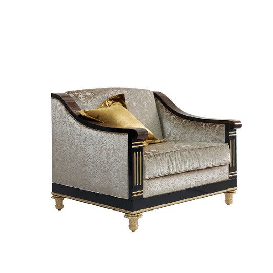 Chic Armchair with Luxurious Finish