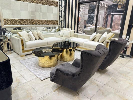 Luxury Living L-Shape Sofa Set