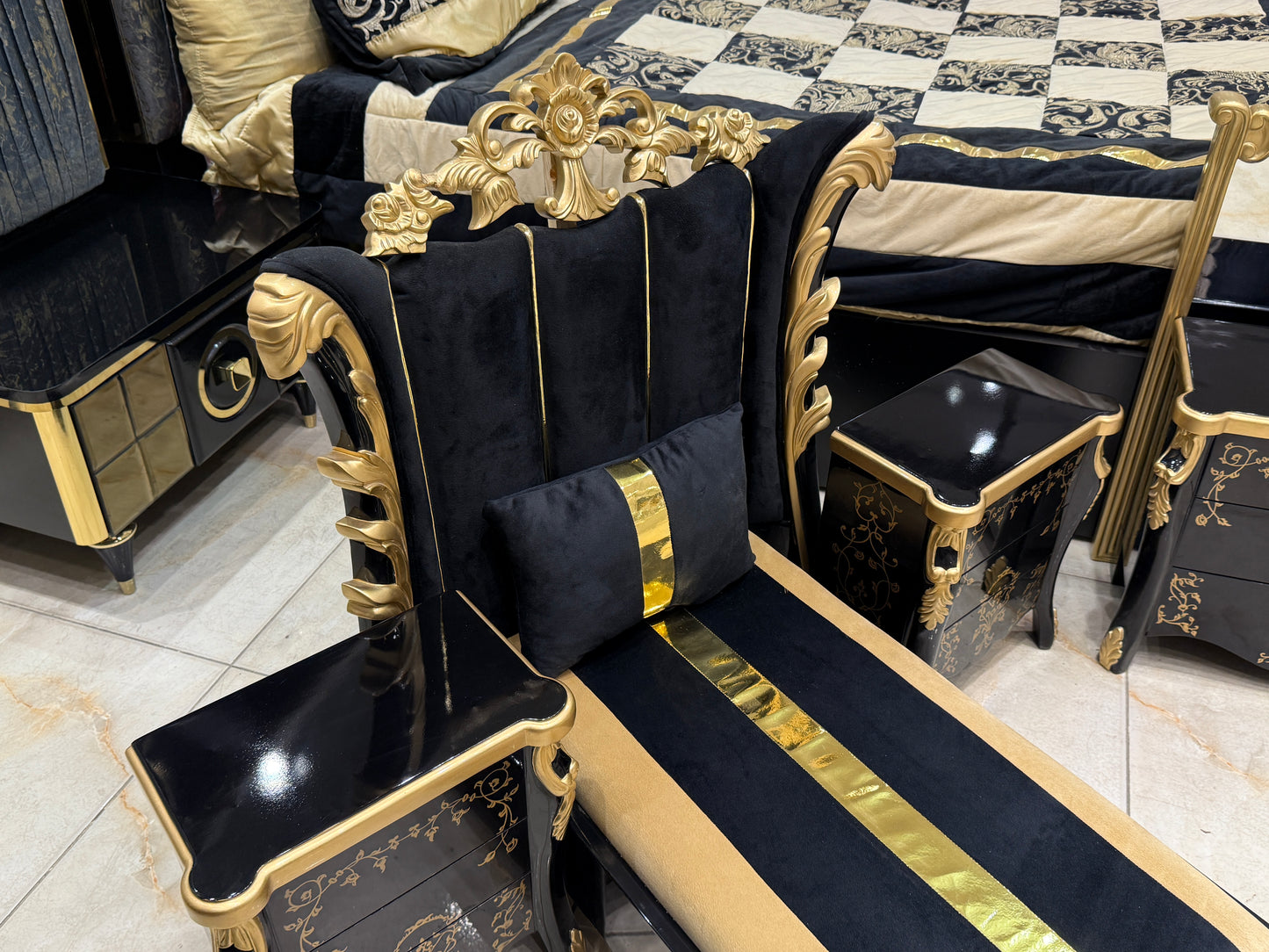 Avlion Kids Royal Bedroom Set – Classic Elegance in a Petite Package