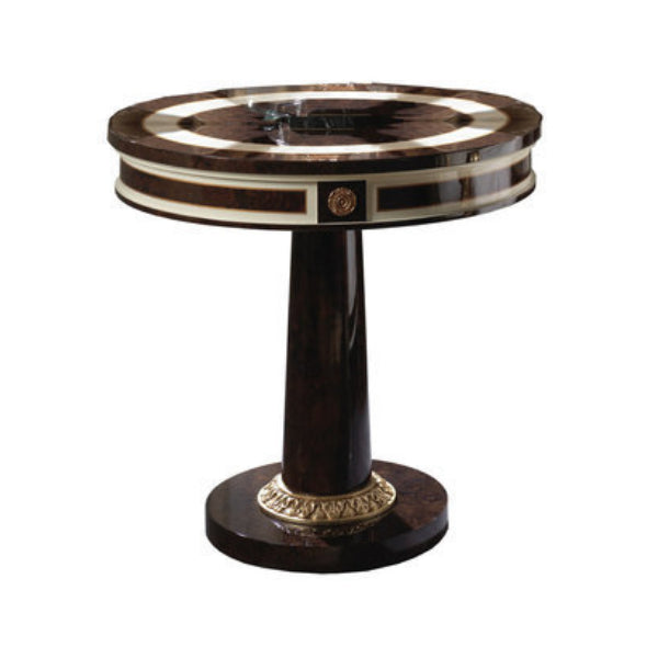 Elegant Round Dining Table with Opulent Detailing