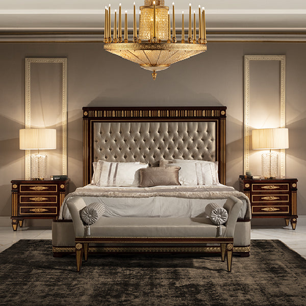 Luxurious Bedroom Interior with Elegant Design Elements