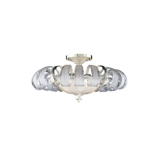 Sophisticated Art Deco Flush Mount Ceiling Light