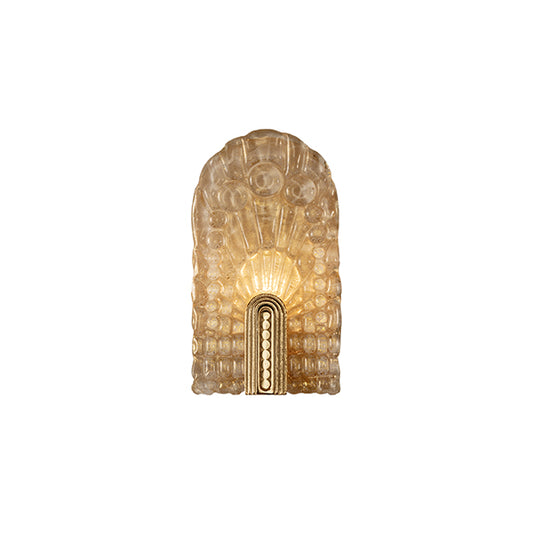 Art Deco Inspired Glass Wall Sconce