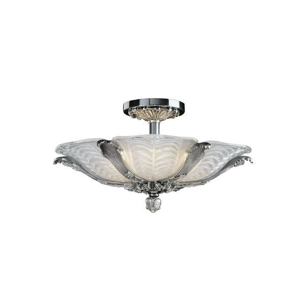 Stylish Art Nouveau Flush Mount Ceiling Light