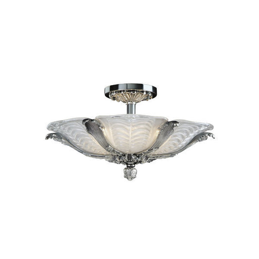 Stylish Art Nouveau Flush Mount Ceiling Light