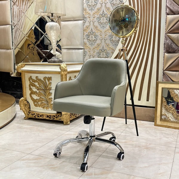 Luxurious Comfort Grey Swivel Office Chair