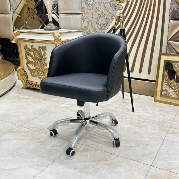 Black Velvet Executive Office Chair