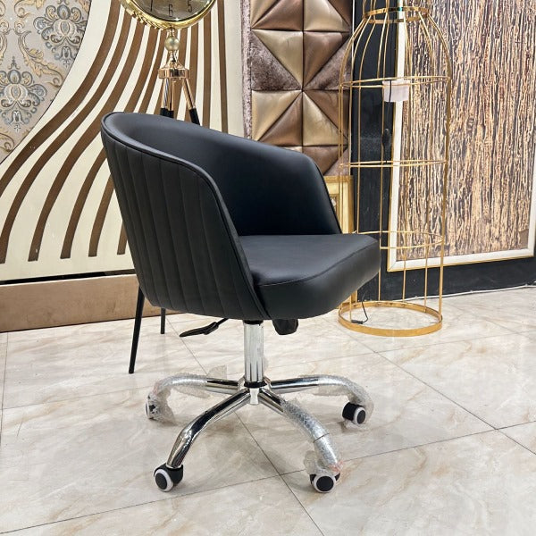 Black Velvet Executive Office Chair