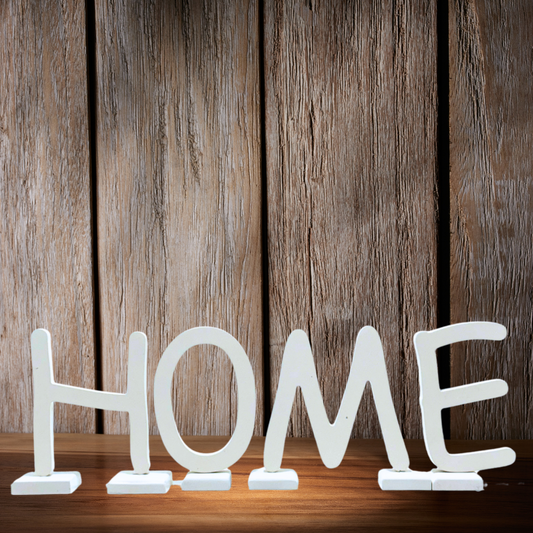 Chic Wooden Letters - Personalized Home & Office-Decorative Wooden- Alphabet Letters A  in White  - Perfect for Home decoration